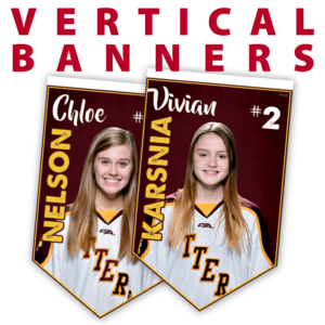 customizable vertical banners