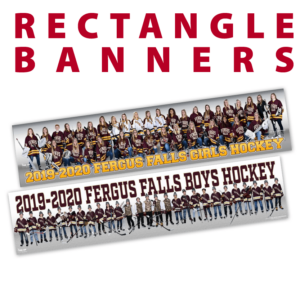 rectangle banners full team customizable size images